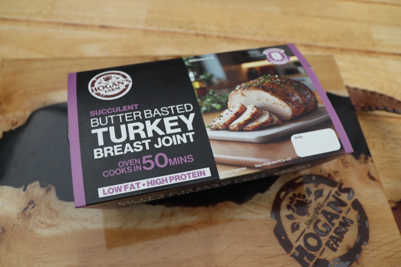 Smaller butter basted turkey breast joint pack