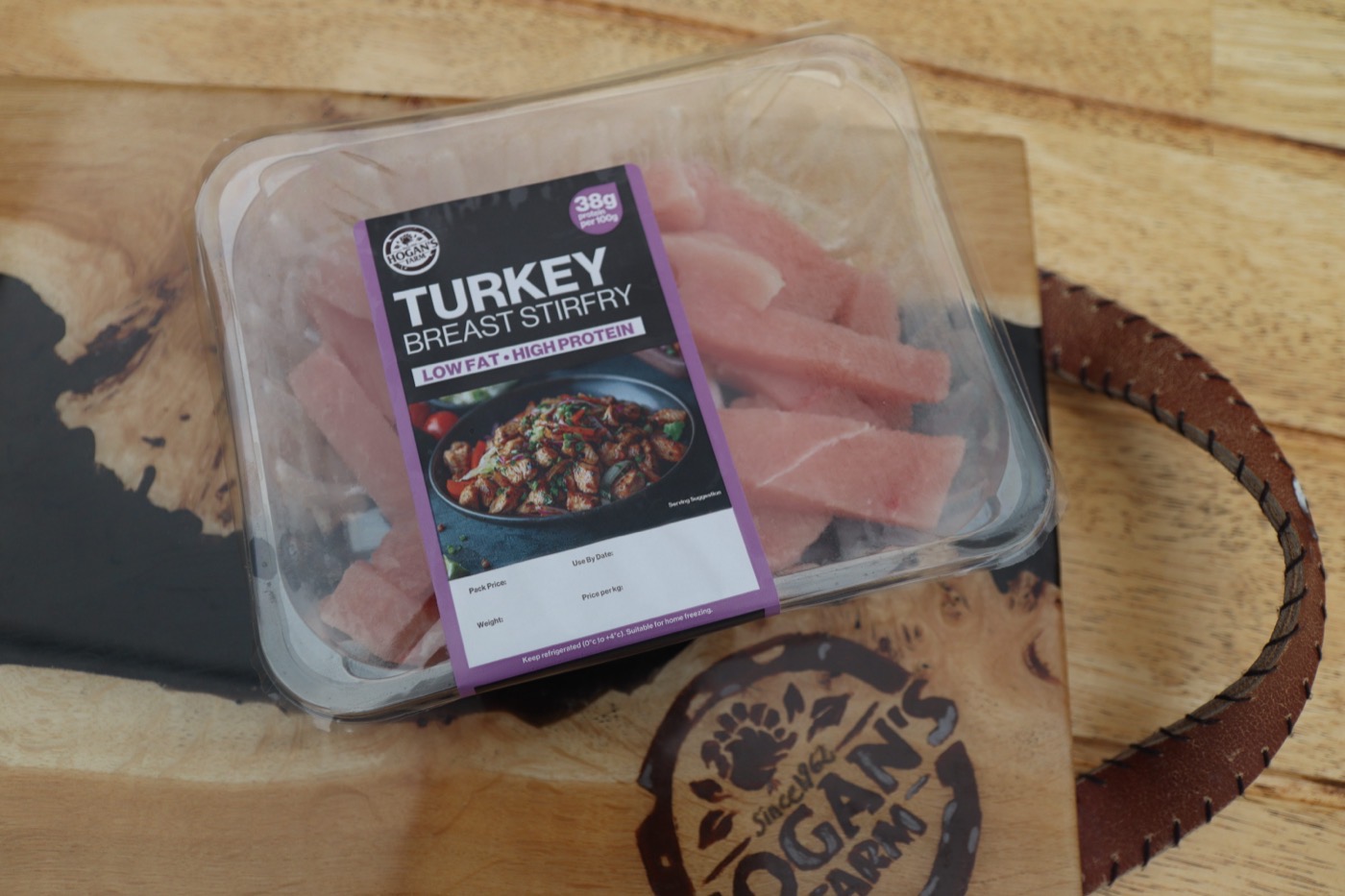 Hogan’s Farm turkey breast stir-fry strips pack