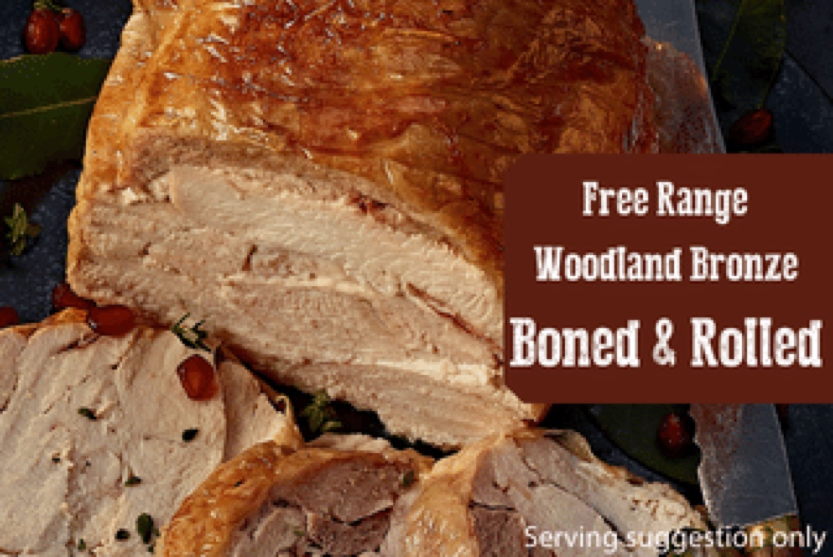 Woodland Bronze boned and rolled turkey joint