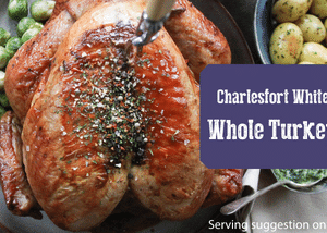 Fresh Irish Charlesfort White Whole Turkey